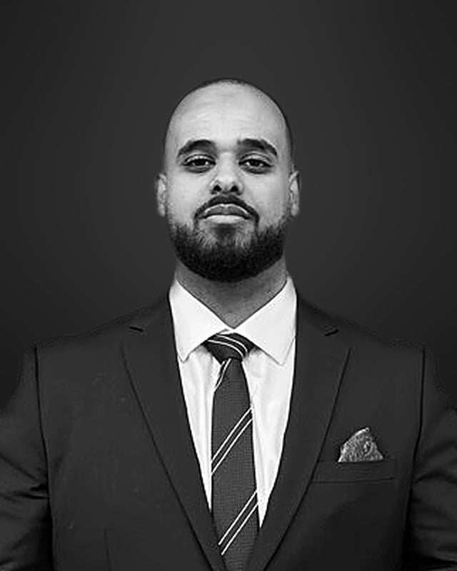 Osama Rajeh, founder of Wazan, in a suit